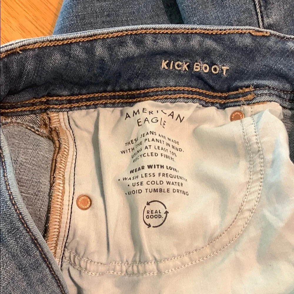 American Eagle Outfitters Flare Blue Jeans